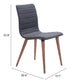 Jericho Dining Chair Gray
