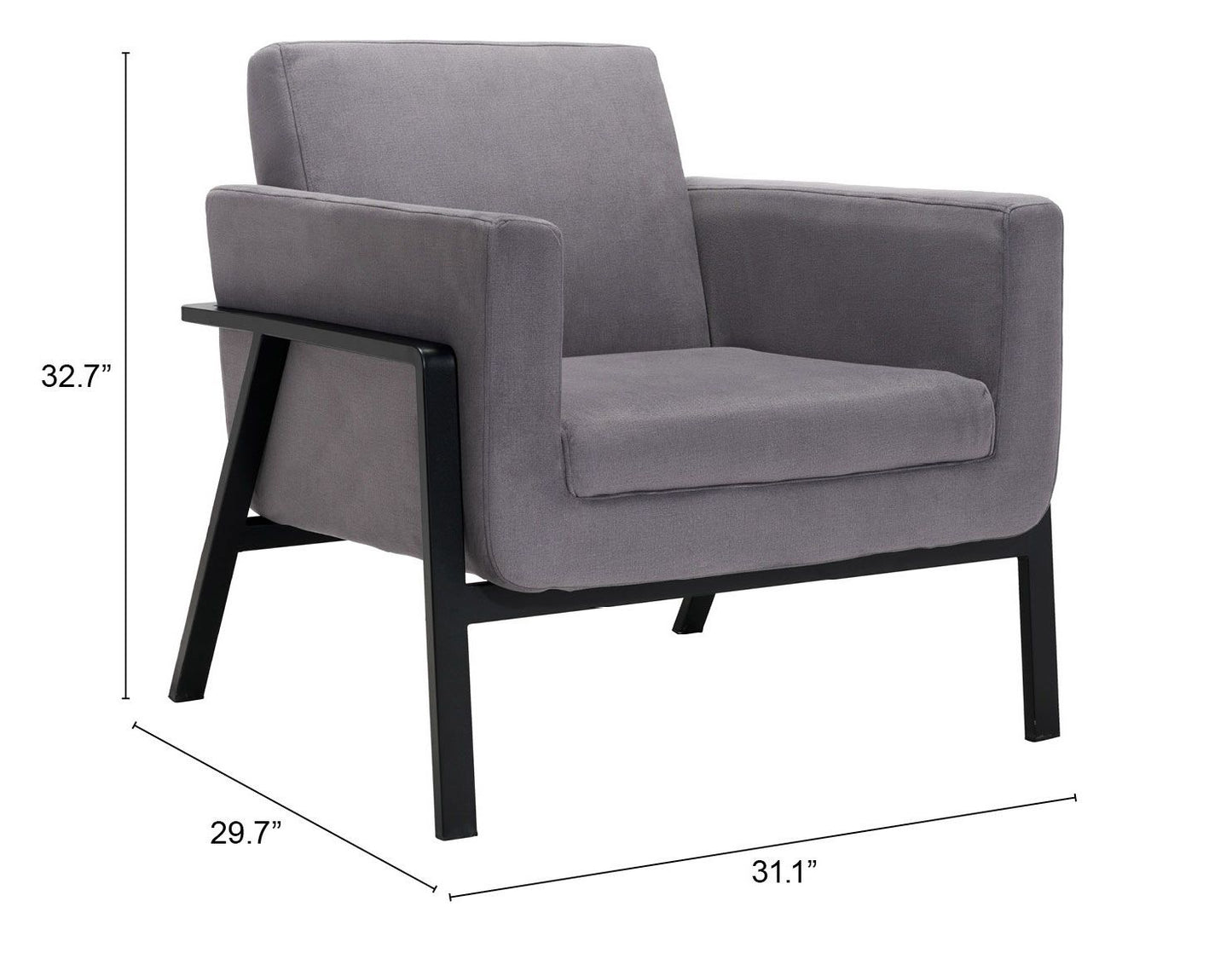 Homestead Lounge Chair Gray