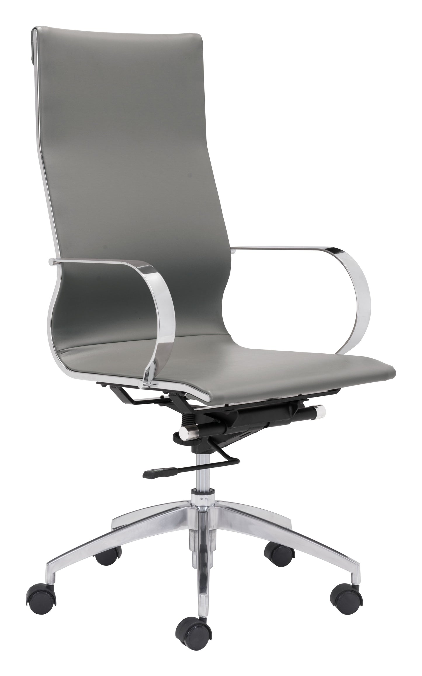 Glider High Back Office Chair Gray
