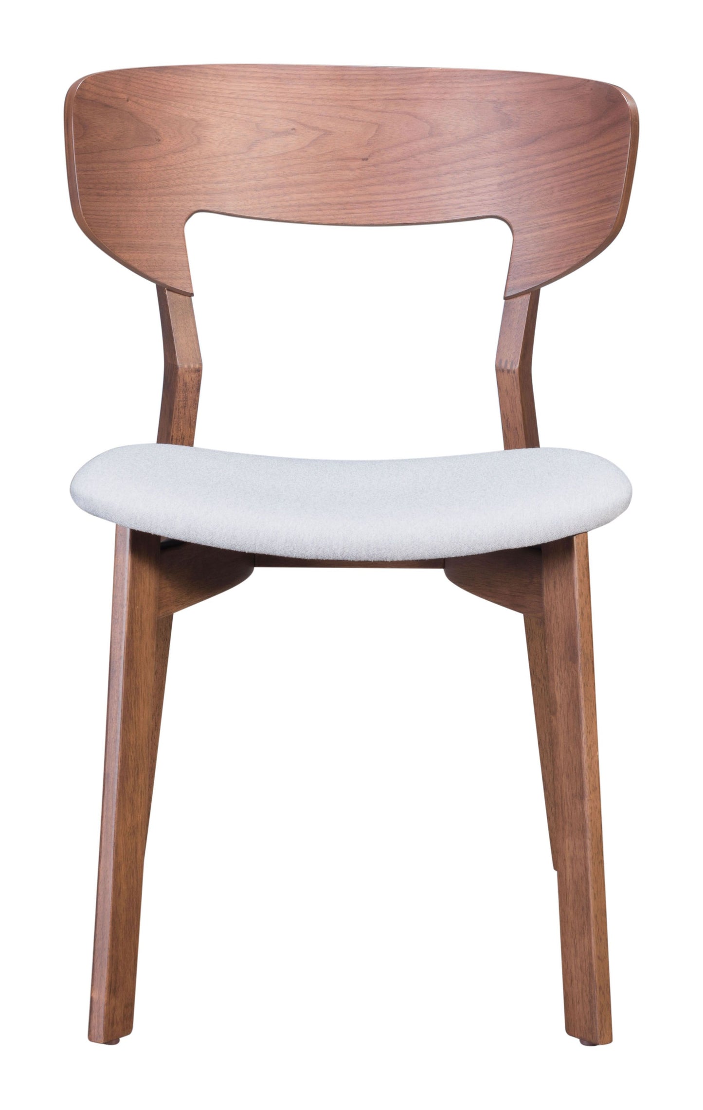 Russell Dining Chair Walnut & Gray