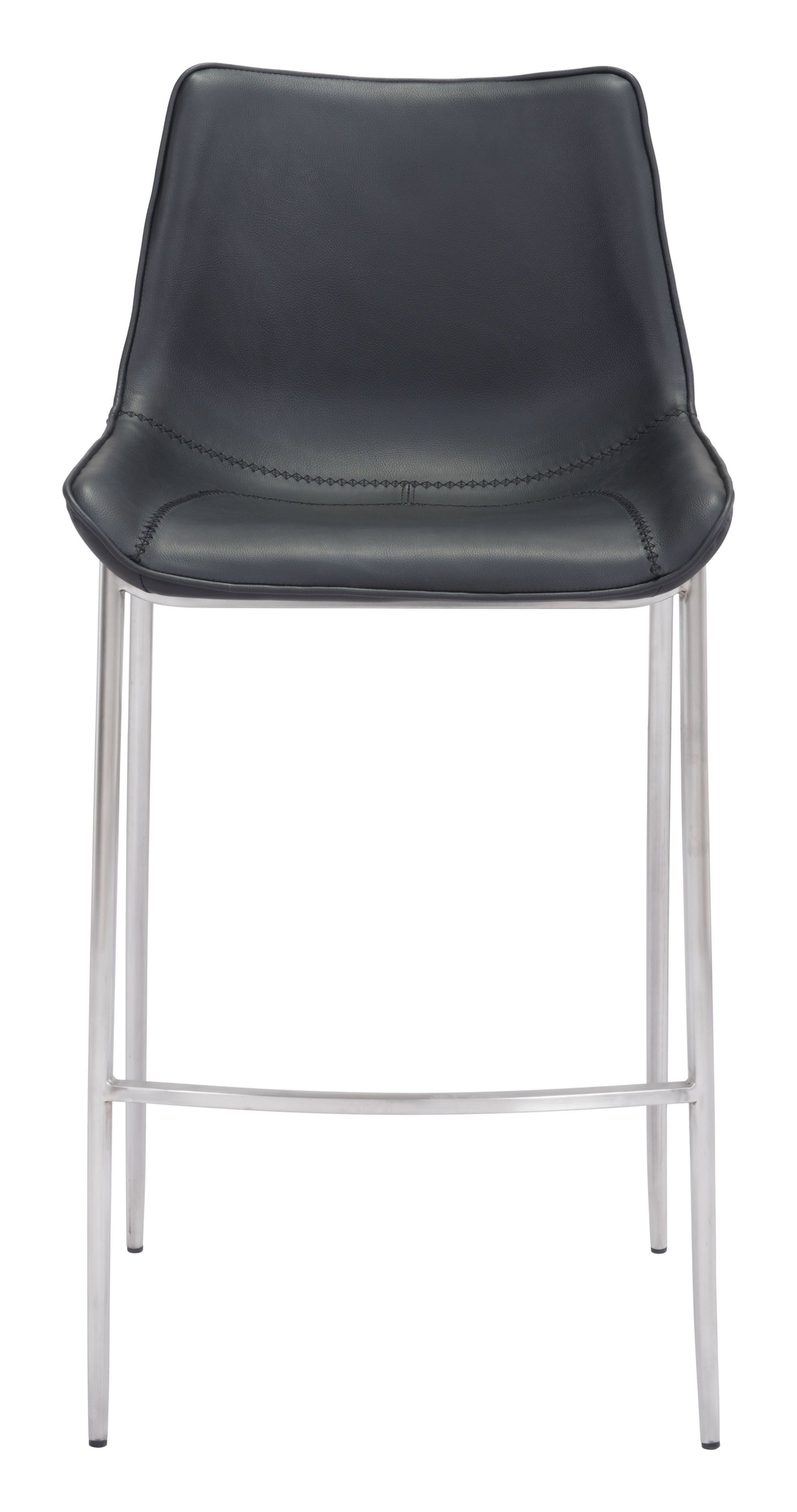 Magnus Bar Chair Black & Silver