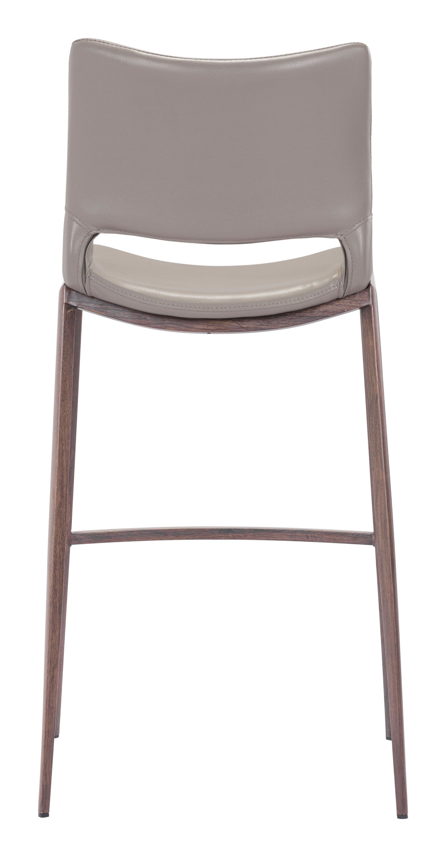 Ace Bar Chair Gray & Walnut