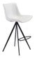 Aki Bar Chair White & Black