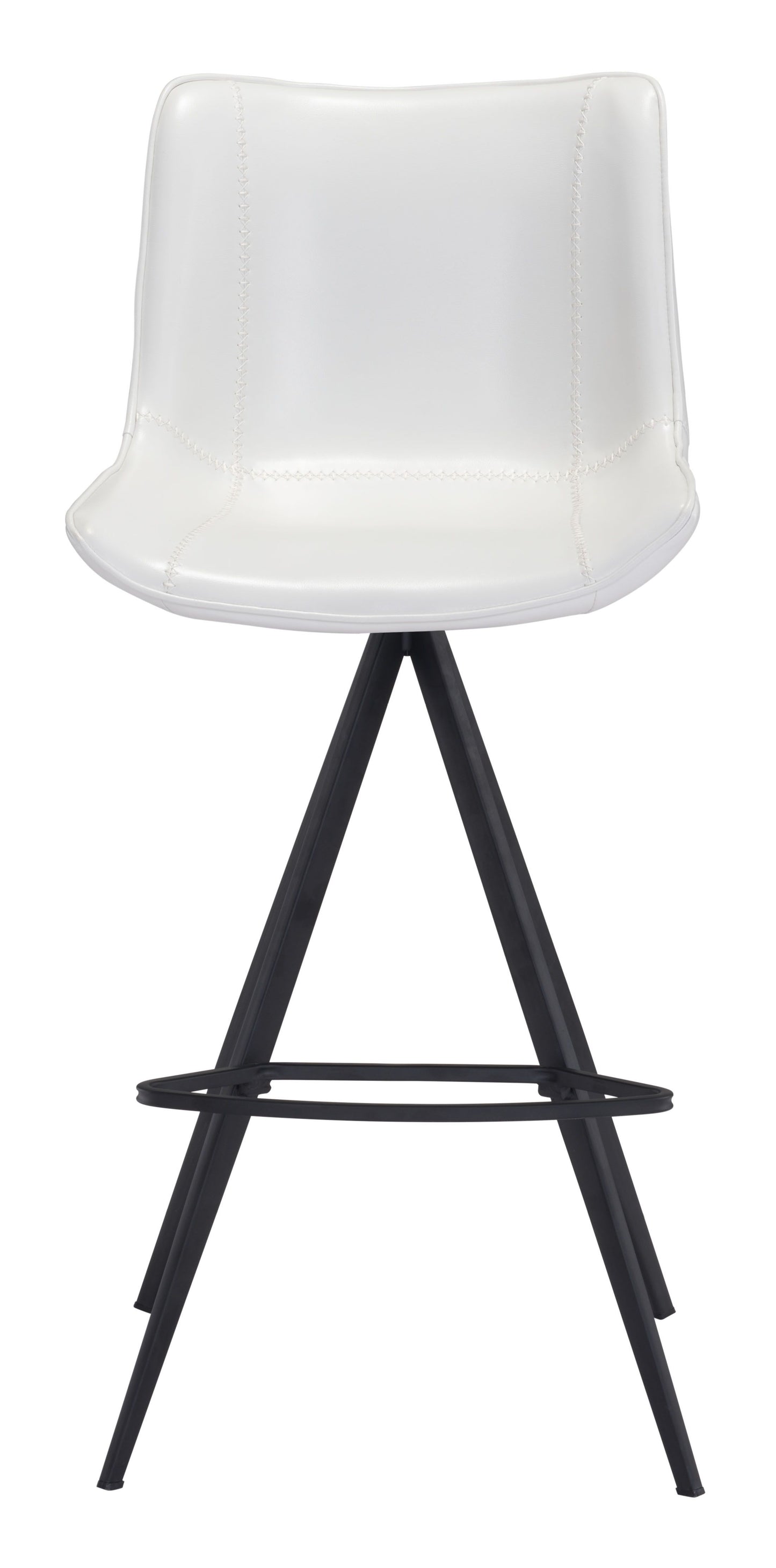 Aki Bar Chair White & Black