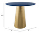 Reo Side Table Blue & Gold