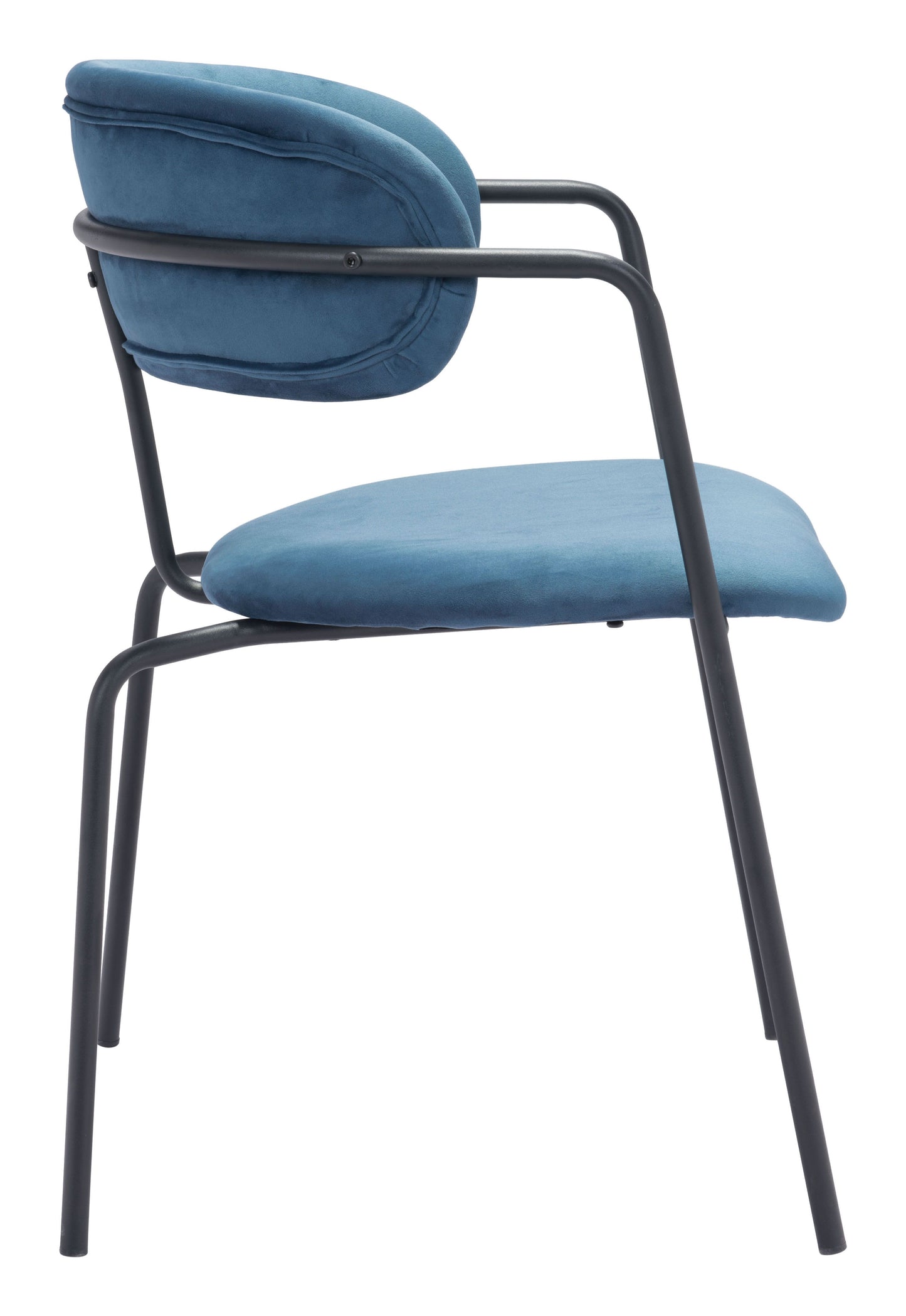Emrys Dining Chair Blue & Black
