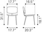 Worcester Dining Chair Gray
