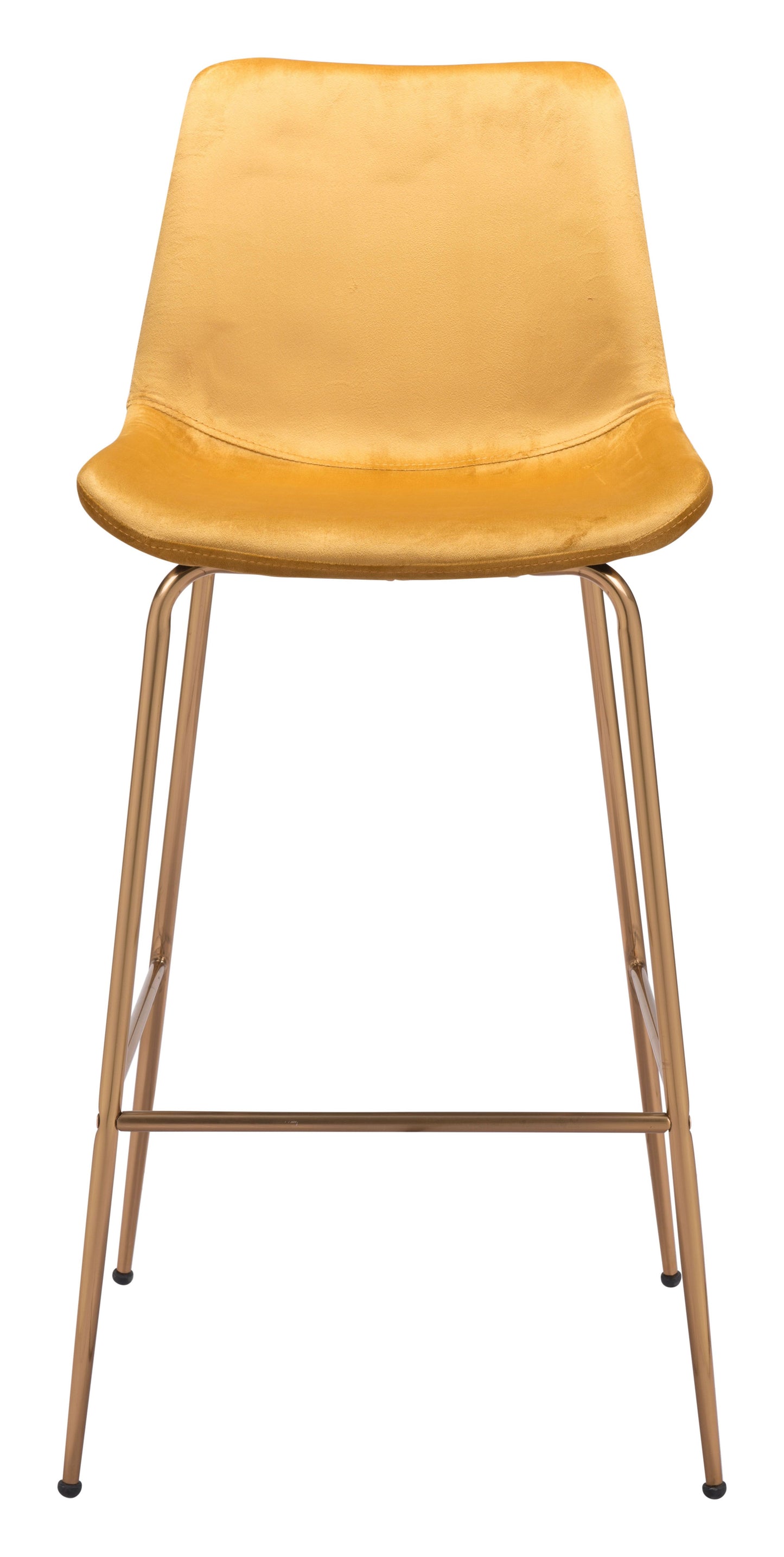 Tony Bar Chair Yellow & Gold