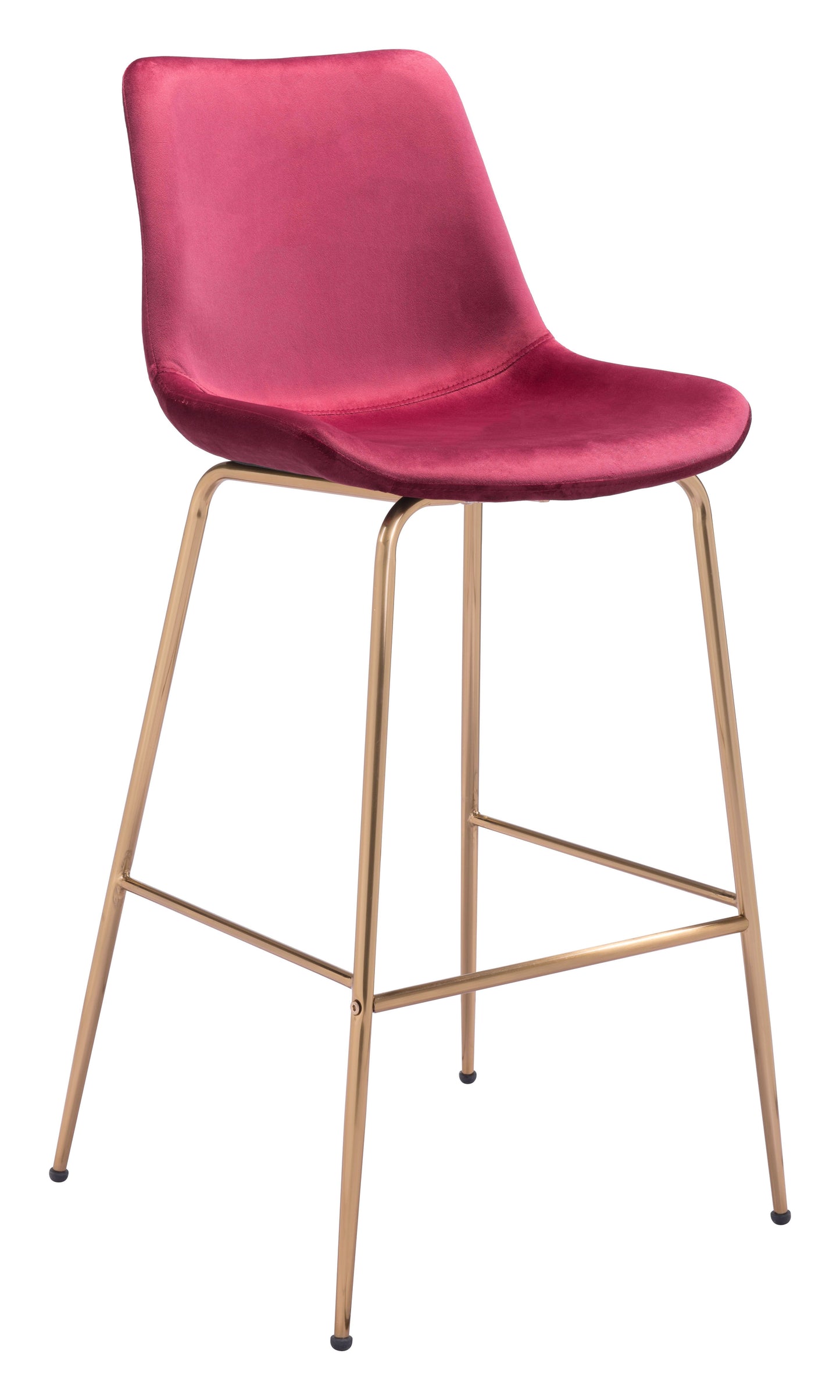 Tony Bar Chair Red & Gold