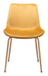 Tony Dining Chair Yellow & Gold