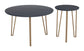 Set of 2 Somme Accent TablesBlack