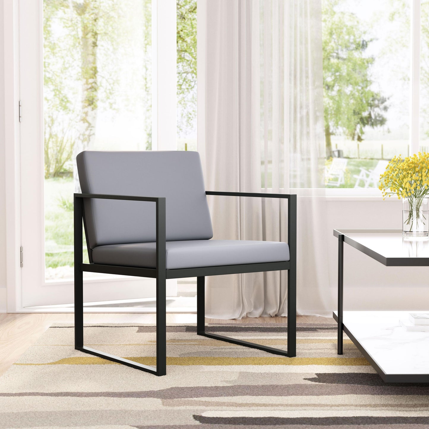 Claremont Arm Chair Gray