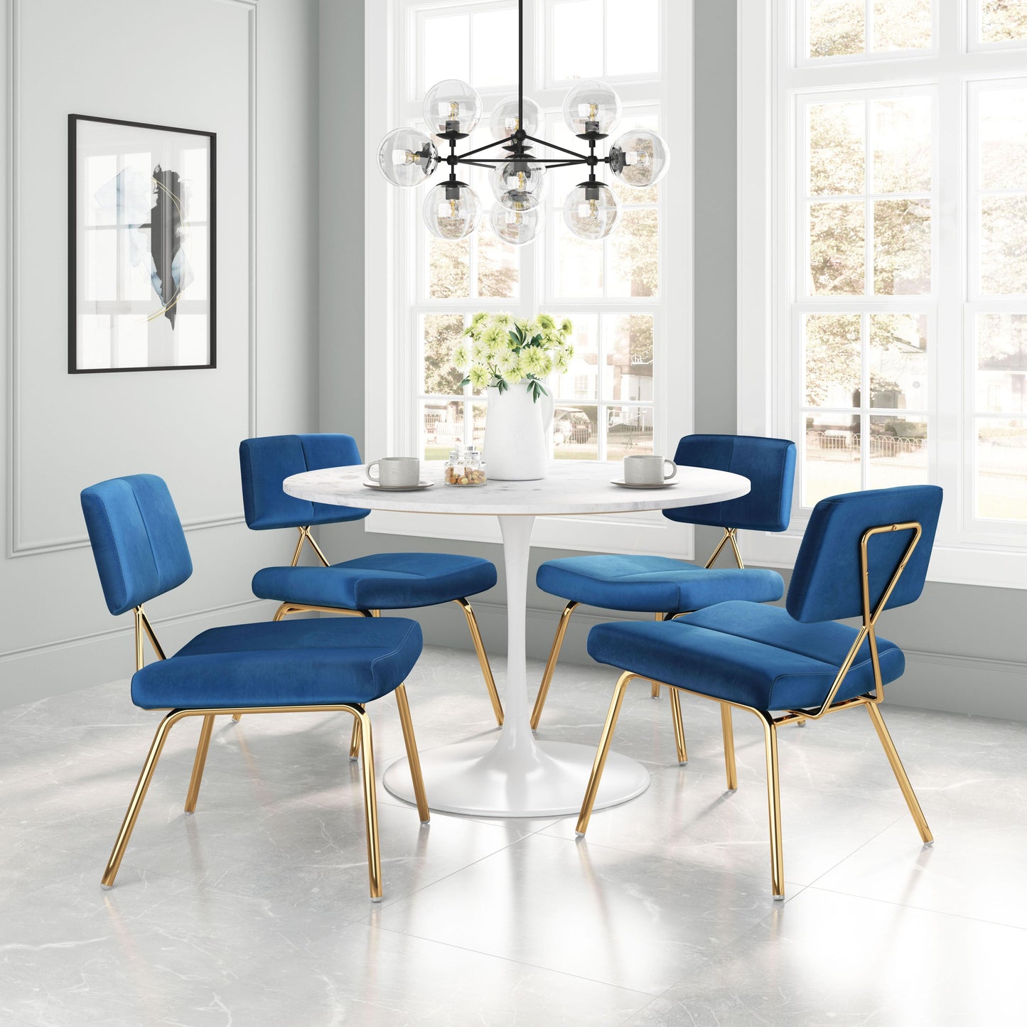 Nicole Dining Chair Blue