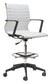 Stacy Drafter Office Chair White