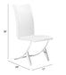 Delfin Dining Chair White