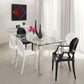 Roca Dining Table Polished Stainless Steel
