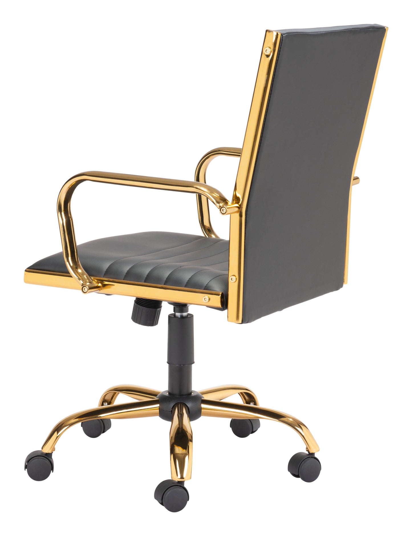 Profile Office Chair Black & Gold