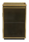 Nazzier Bar Cabinet Gold & Black
