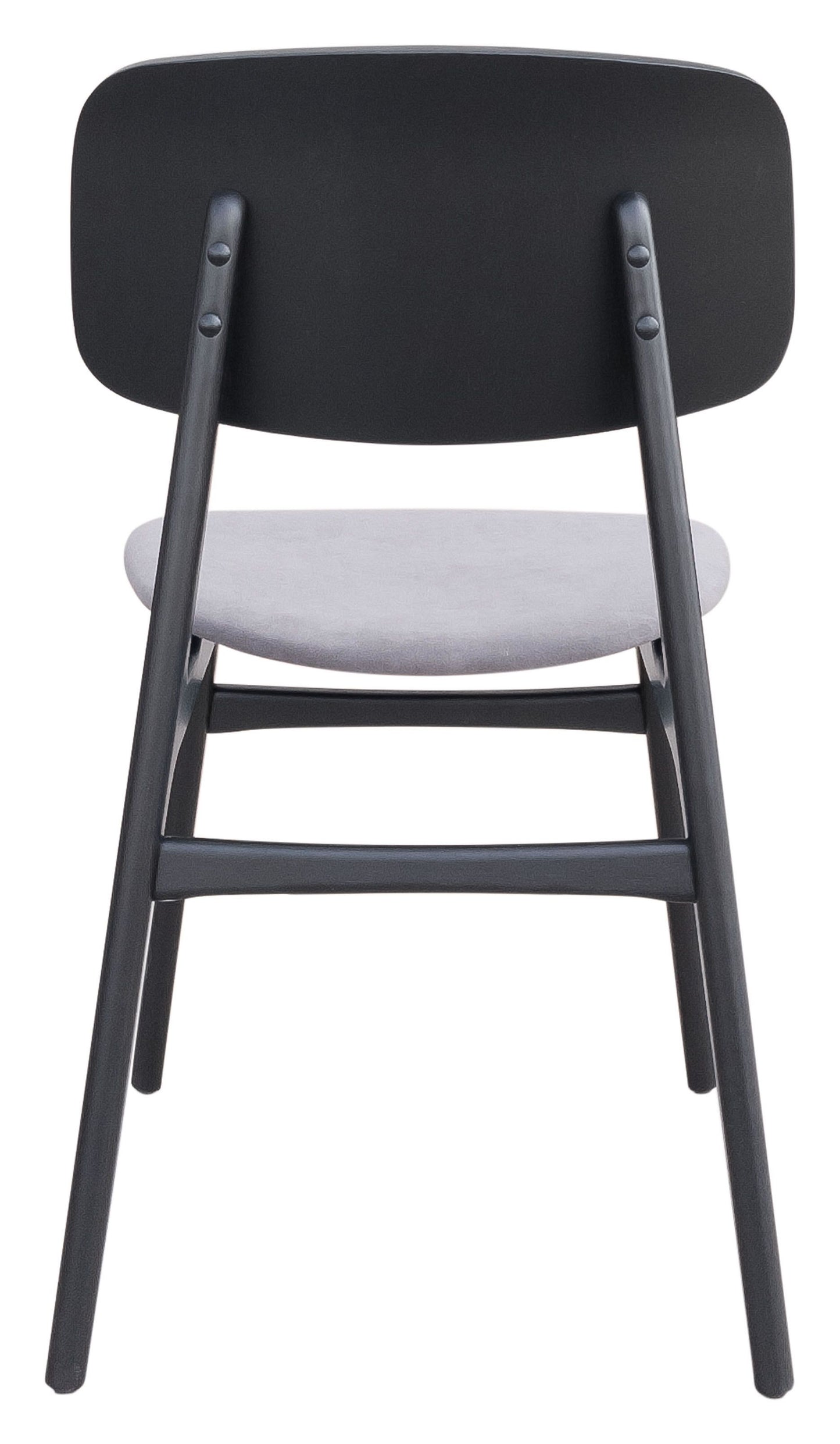 Othello Dining Chair Gray & Black