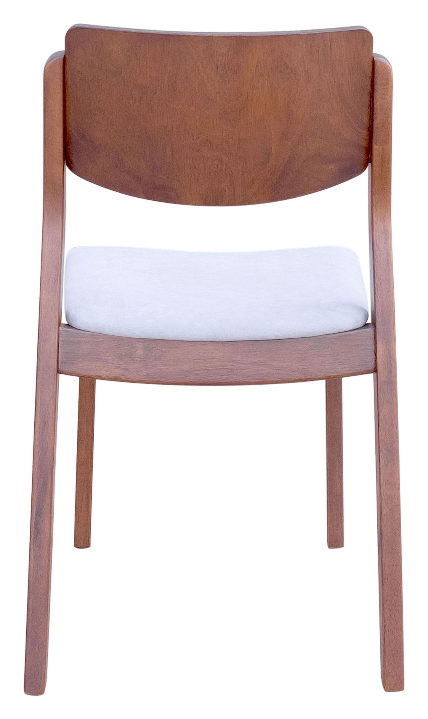 Desdamona Dining Chair Light Gray & Walnut