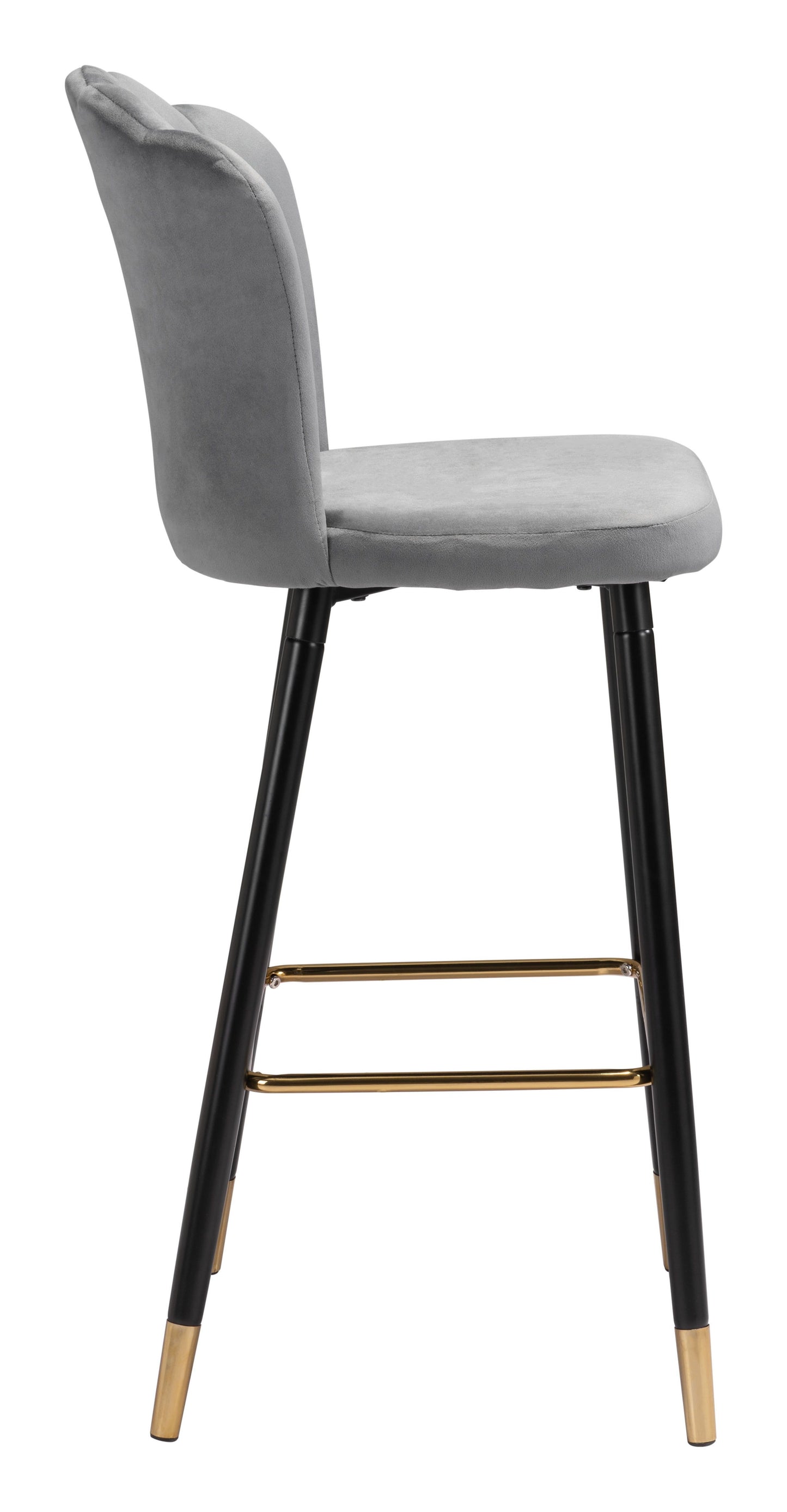 Zinclair Bar Chair Gray