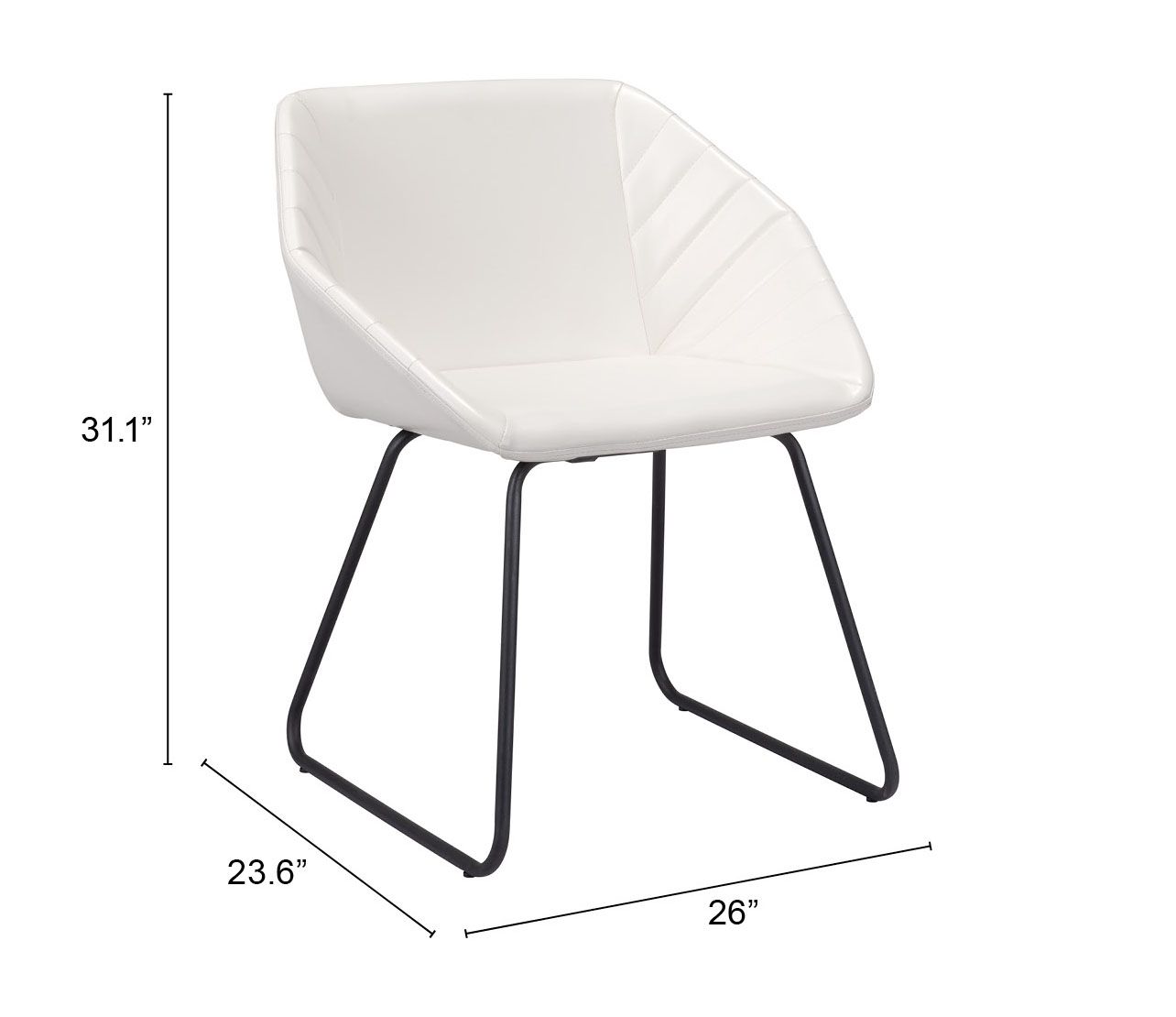 Miguel Dining Chair White