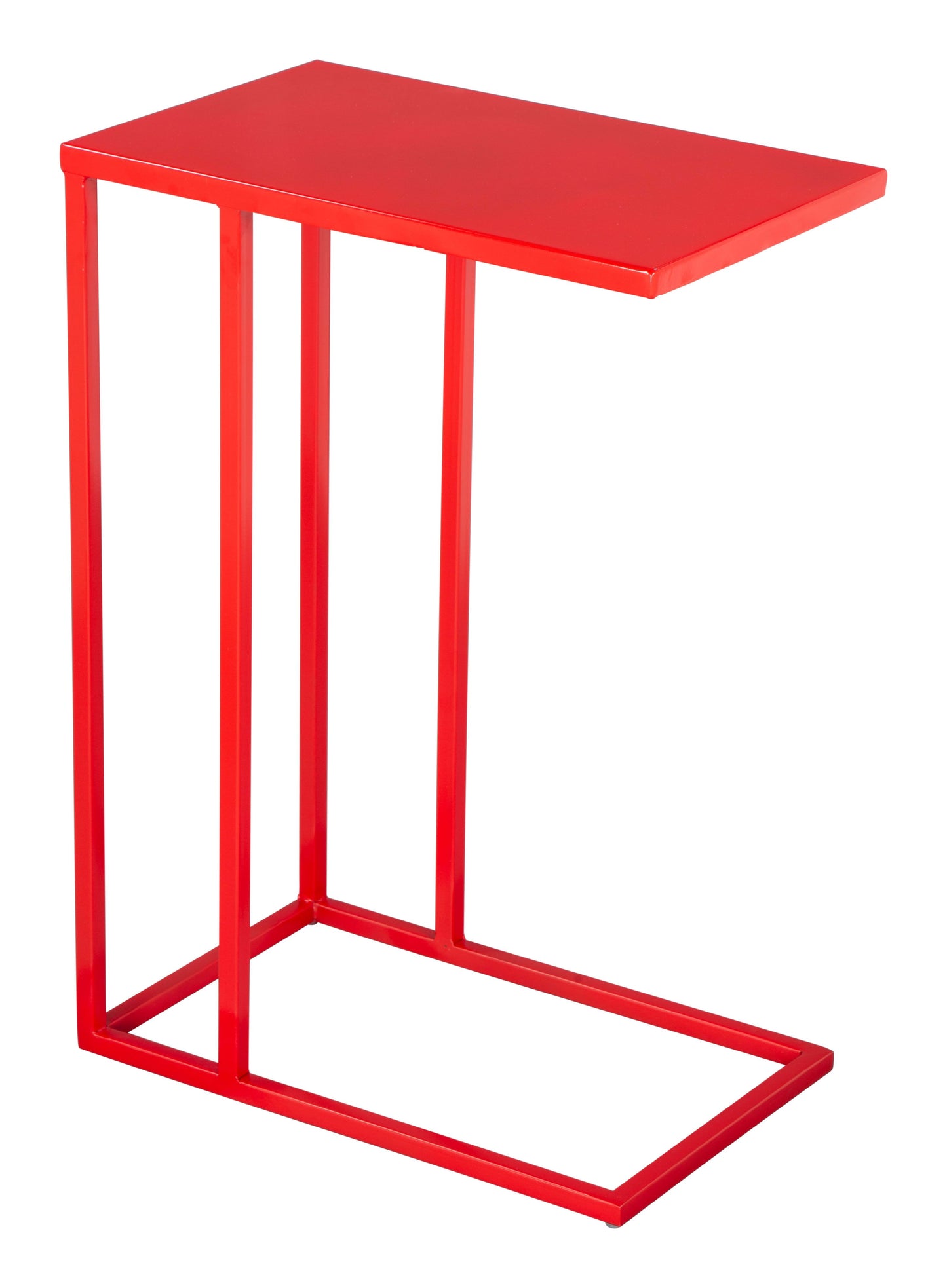 Atom Side Table Red