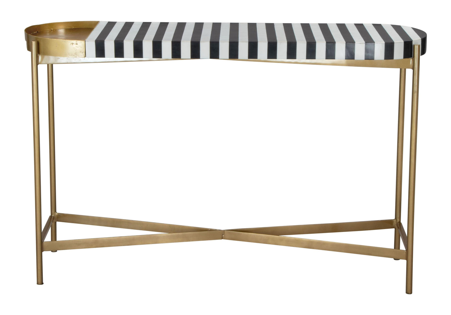 Saber Console Table Gold