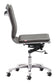 Lider Plus Armless Office Chair Gray