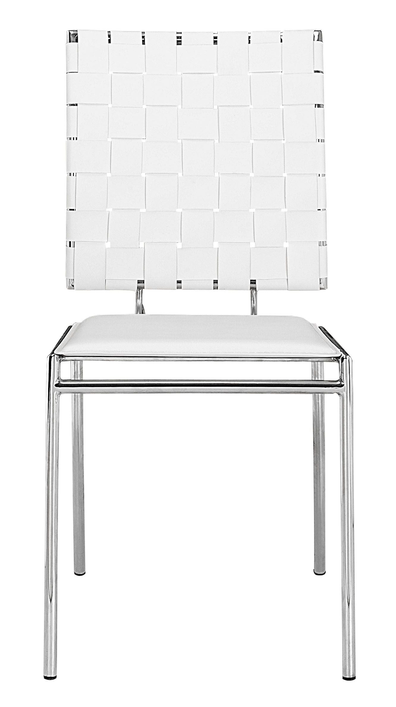 Criss Cross Dining Chair White