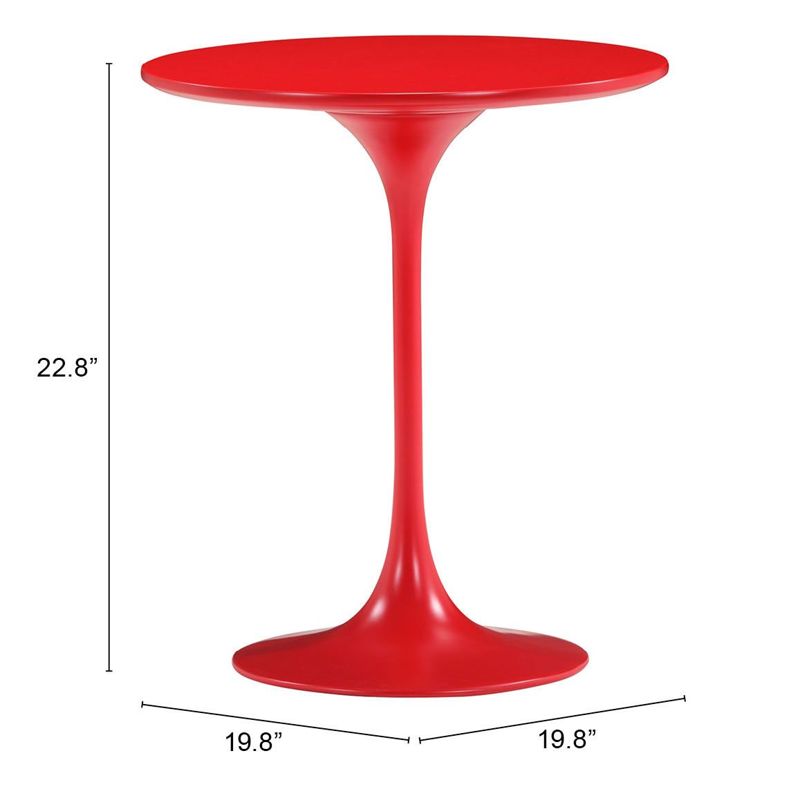 Wilco Side Table Red