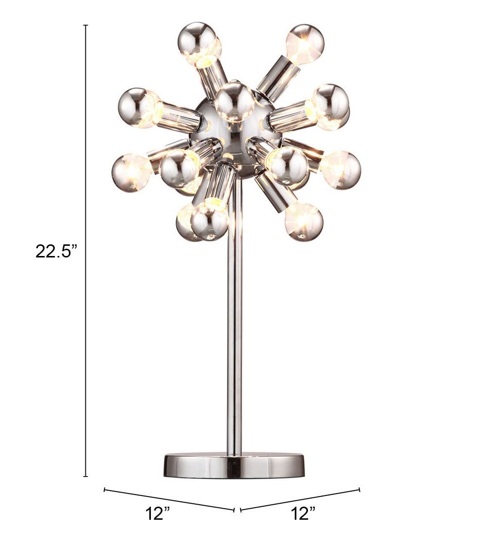 Pulsar Table Lamp Chrome