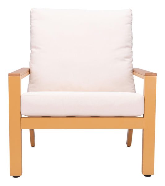 Terrio Accent Chair Beige & Natural