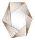 Aspect Hexagonal Mirror Gold